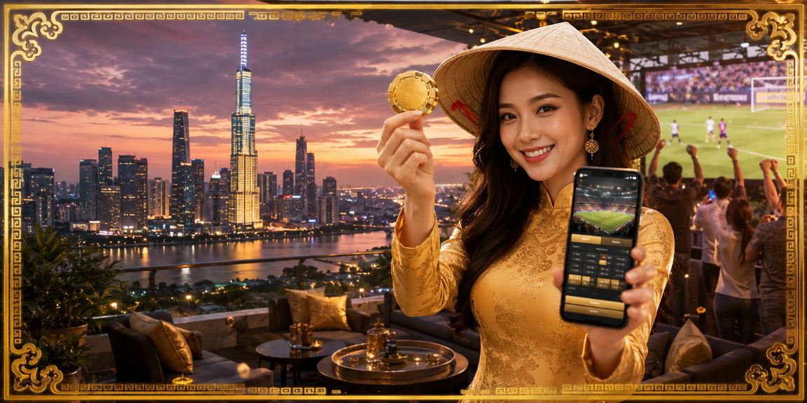 Giao diện bảo mật tài khoản cá cược trực tuyến dành cho người dùng Việt Nam